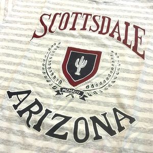 Vintage 90s Scottsdale Arizona Striped T-shirt